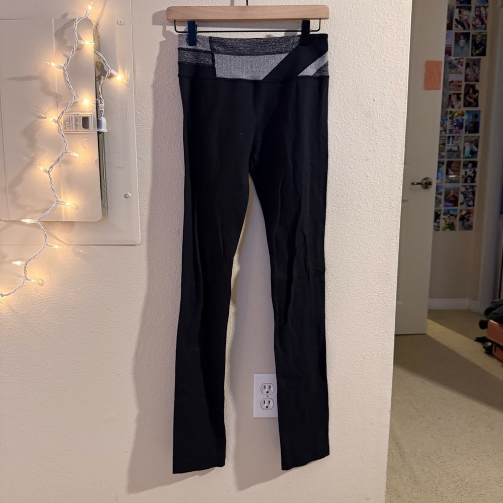 lululemon athletica Black and Gray Leggings